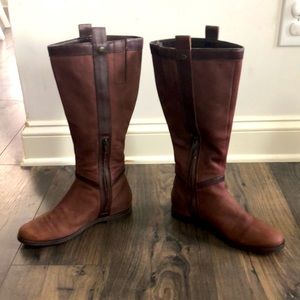 Cole Haan Nike Air Brown Leather Boots - Size 6